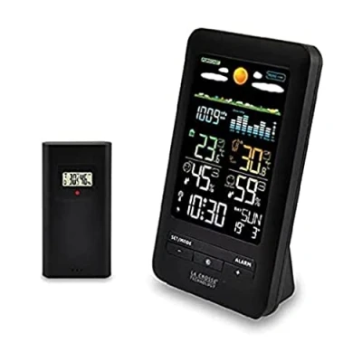 Image de La Crosse Technology WS6205 Station Météo avec Ecran Coloré Noir