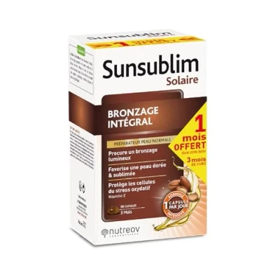 Image de Nutreov Physcience Sunsublim® Solaire Bronzage Intégral Peau Normale