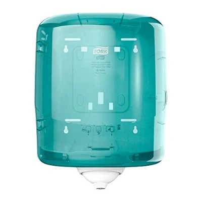 Image de Tork Reflex Unique Feuille Turquoise Distributeur à Dévidage Central 473180 Blanc/Turquoise