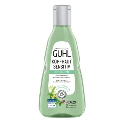 Image de Guhl Shampooing sensible pour le cuir chevelu Contenu : 250 ml Type de cheveux tous