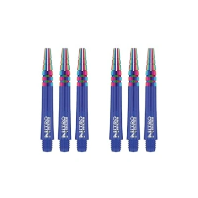 Image de RED DRAGON Nitrotech Ionic Tige de Fléchettes Petit Bleu 2 Ensembles par Paquet (6 Tiges Flechettes au Total)