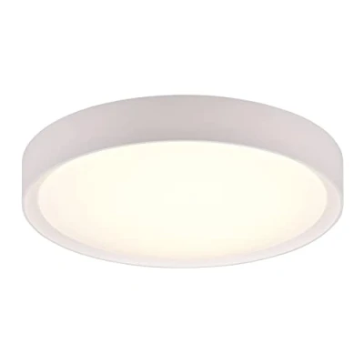Image de TRIO, Plafonnier, Clarimo incl. 1 x LED,SMD,18,0 Watt,3000K,1600 Lm. Acryl, Blanc, Corps: Plastique, Beige Ø:33,0cm, H:9,0cm IP44