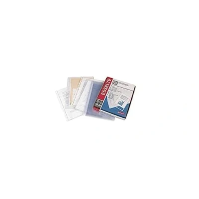 Image de ESSELTE 46101 Fundas portadocumentos COPYSAFE PP Cristal sin refuerzo 120 micras (caja 100 ud.) Folio. 16 taladros