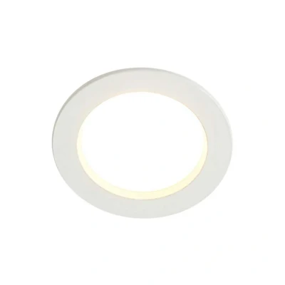 Image de Arcchio luminaire encastrable LED Milaine, Ø 10 cm, blanc, intensité variable