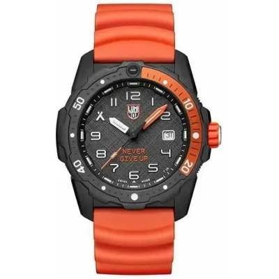 Image de Montre de plongée à quartz Luminox Bear Grylls Survival Never Give Up en édition limitée avec cadran noir XB.3729.NGU 200M pour homme