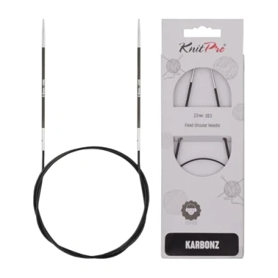 Image de KnitPro KP41160 Arbon Aiguille Fixe Circulaire Bois Multicolore 22 x 0,4 11,2 cm