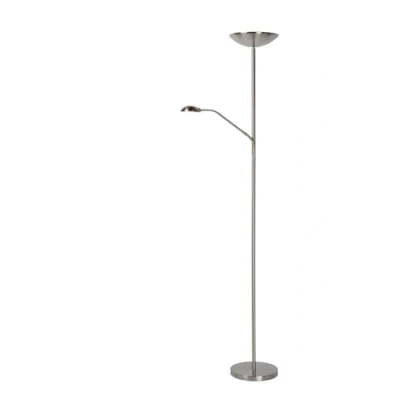 Image de Lucide ZENITH Lampadaire Ø 24,5 cm LED Chrome Dépoli