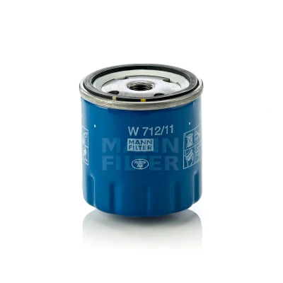 Image de MANN FILTER W 712/11 Filtre à huile M 16 X 1.5 avec un clapet de non retour vissé PEUGEOT: 205 II 3/5 portes, 309 I portes