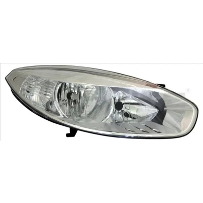 Image de TYC 20 12717 05 2 Phares droit H7/H7 chrome pour circulation à droite avec moteur électrique RENAULT: Fluence