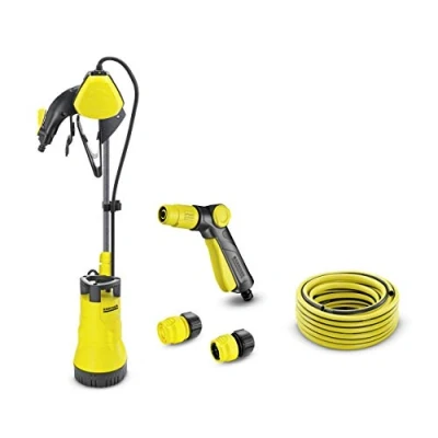 Image de Kärcher BP1 Barrel set pompe pour récupérateur d&#039;eau de pluie + d&#039;arrosage, Jaune et Noir
