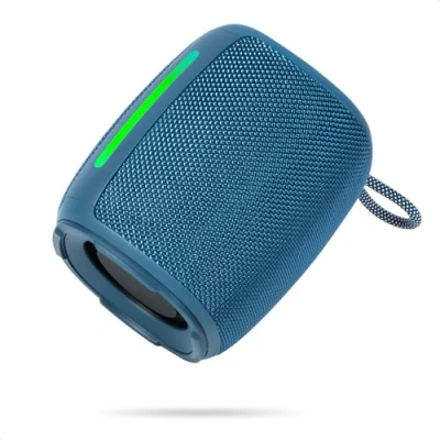 Image de Ibiza COOLBOX Enceinte, baffle portable sur batterie regargeable USB C Bluetooth, TWS, USB, MicroSD, AUX, Appels main libre Bleu