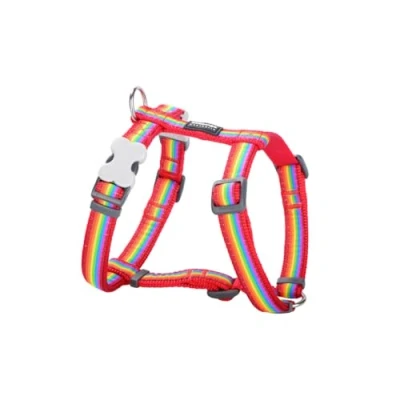 Image de Harnais pour Chien Red Dingo Style Arc en Ciel 36 54 cm 30 48