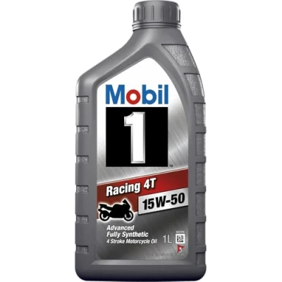 Image de Mobil Racing 4T 1 15W 50 1I Huile moteur 152071 SUZUKI: SWIFT 4, 3, Grand Vitara 2 SUV, TOYOTA: Yaris I 3/5 portes, RAV4 II SUV