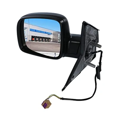 Image de ATEC Germany 1x Rétroviseur extérieur électrique gauche chauffant latéral asphérique Compatible avec VW MULTIVAN T5, TRANSPORTER T5