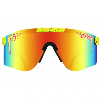 Image de Pit Viper The Original 1993 Polarized Lunettes de Sport, Jaune, Double Wide