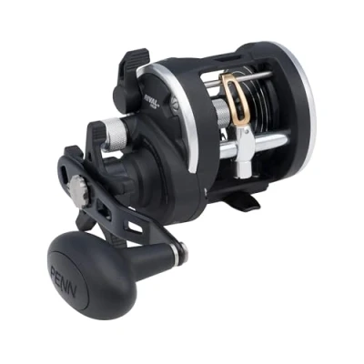 Image de PENN Rival Level Wind moulinet à tambour tournant pour la pêche lourde en mer, au jig, sur épave, lieu, pagre, denti, sériole, requin