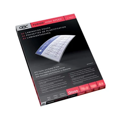 Image de GBC 3747525 Lot de 100 Pochettes plastification HighSpeed Transparent