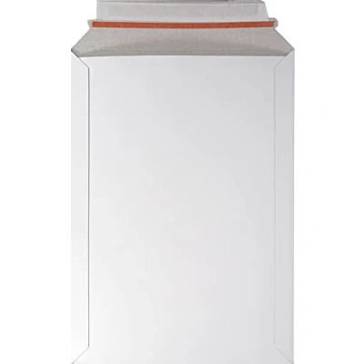 Image de Netuno 100 enveloppes d&#039;expédition blanches A4 en carton compact 229x 324 mm 450g rabat droit adhésif pochettes pour documents brochures photos images calendriers muraux