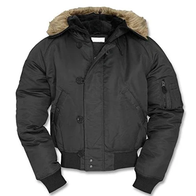 Image de Mil Tec Mixte Blouson N2b Basic Noir Veste, Noir, L EU