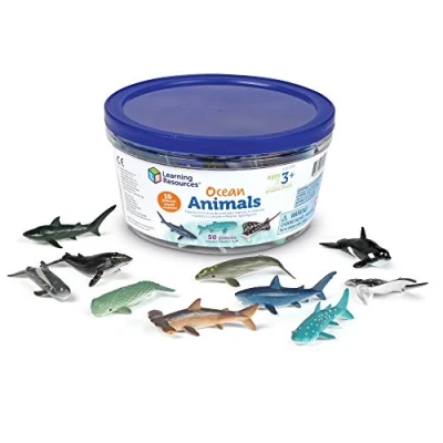 Image de Learning Resources Animaux marins à compter (jeu de 50)