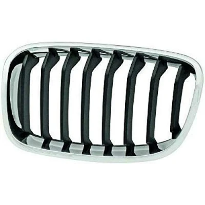 Image de DIEDERICHS 1281041 Calandre gauche noir, chrome BMW: 1 5 portes, 3 2 Active Tourer oscaro, mister auto, yakarouler