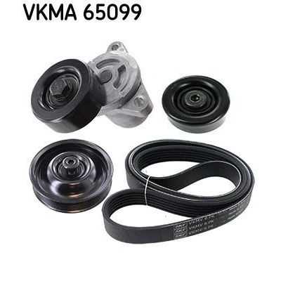 Image de SKF VKMA 65099 Jeu de courroies trapézoïdales à nervures HYUNDAI: Matrix, Getz