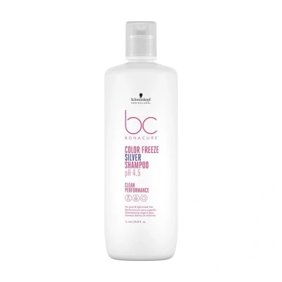 Image de Schwarzkopf Shampooing BonaCure Clean Performance Color Freeze Silver Shampoo pH 4.5