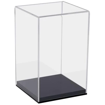 Image de HMF 46800900 Vitrine de présentation en acrylique Pour modèles réduits voitures, figurines Différentes tailles Transparent, 14 x 22 cm