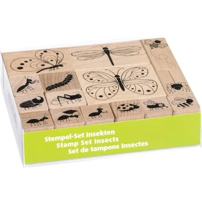 Image de HEYDA Set de tampons « Insectes », l/H/P : 120 mm x 30 100