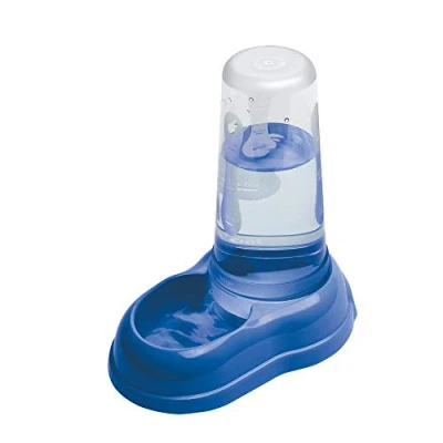 Image de Ferplast Distributeur de nourriture ou d&#039;eau pour chiens et chats AZIMUT 600, sèche eau 0,6 litre, fond antidérapant, 12,5 x 19 h 19,5 cm Bleu