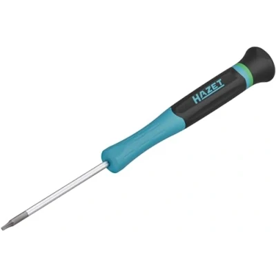 Image de HAZET Tournevis électronique 811EL T6, SW T6 intérieur profil TORX, pour les plus petites vis, bouton de centrage rotatif, prise sûre grâce aux larges rainures préhension