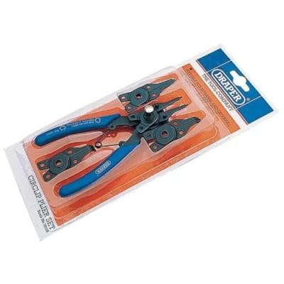 Image de Draper ACP/SET Lot de 5 Pinces circlips, Bleu