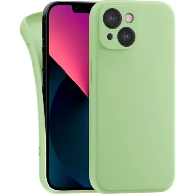 Image de MyGadget Coque Compatible avec Apple iPhone 13 Case TPU Souple &amp; Soft Cover Protection Extra Fine Légère Étui Coloré Anti Choc et Rayures Vert