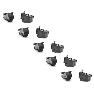 Image de vhbw 10x Rouleaux d&#039;encre Noir Compatible avec Sharp EL1196, EL1195L, EL1607P, EL1801C Calculatrice de Poche, Caisse enregistreuse
