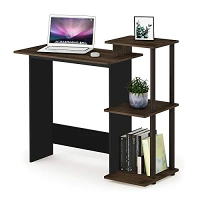 Image de Furinno Efficient Home Bureau pour D&#039;ordinateur Portable, Noyer Columbia/Brun