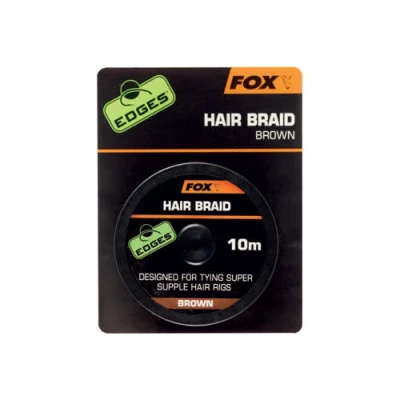 Image de Fox Edges Hair Braid 10m Brown