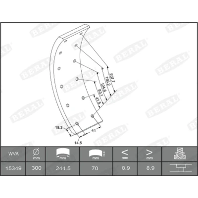 Image de REINZ 71 13081 00 Joint De Carter d&#039;Huile ACM (caoutchouc polyacrylique)