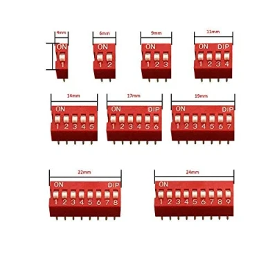 Image de DollaTek 1/2/3/4/5/6/7/8/9 Positions Kit Assortiment Dip Switch