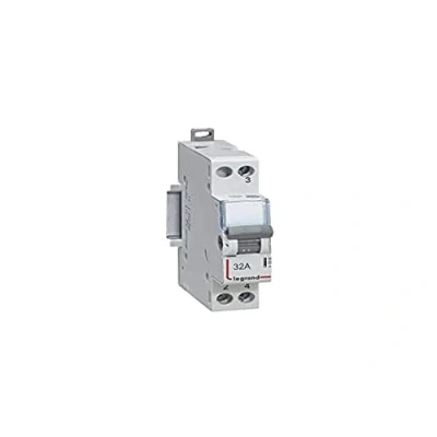Image de Interrupteur inverseur modulaire va et vient à point milieu 250V 1 module