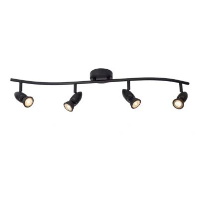 Image de Lucide Caro spot en saillie 78 x 9 13 cm noir