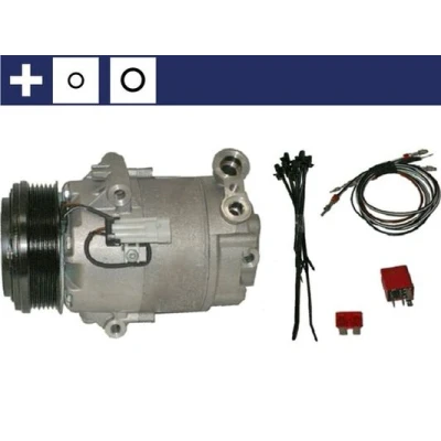 Image de MAHLE ORIGINAL ACP 24 000S Compresseur de Climatisation CVC6 12 PAG 46 R 134a avec bague d&#039;étanchéité jeu câbles OPEL: Zafira B