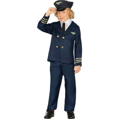 Image de GUIRCA Accesorios Enfant Déguisement Pilote aérien, Garçon, Uni, 81382.0, Multicolore, 7 9 años