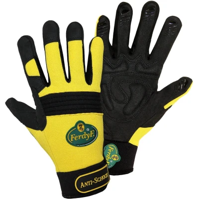 Image de FerdyF. 1970 HL Gant de protection jaune, noir Cuir