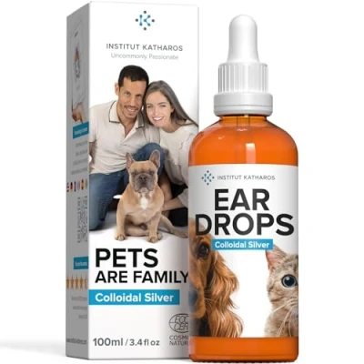 Image de Soin/Compte Gouttes Oreilles Chiens &amp; Chats 100ml Argent Colloïdal