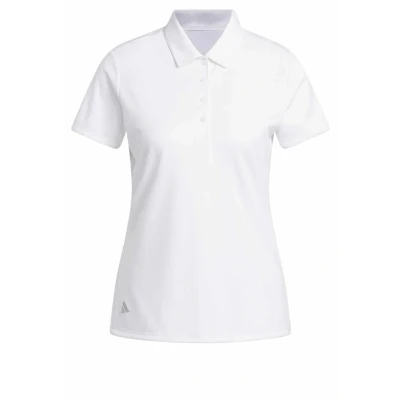Image de adidas Femme Women&#039;s Solid Performance Short Sleeve Polo Shirt, White, XS