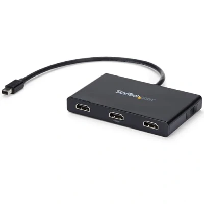Image de STARTECH.COM Splitter multi écrans Mini DisplayPort vers 3x HDMI Hub MST à 3 ports Répartiteur DP 1.2