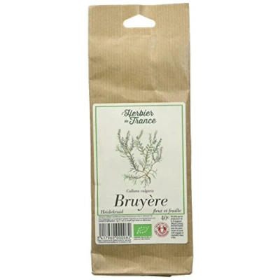 Image de L&#039;Herbier de France Bruyère Fleurs et Feuilles, Bio, Sachet Kraft, 40 g