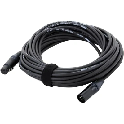 Image de Câble de microphone XLR F/XLR m 20 noir Cordi…