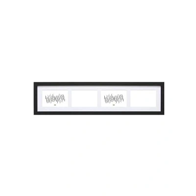Image de Deknudt Frames S66KC4 Cadre Photo pour 4 Photos Horizontal Noir 13 x 18 cm