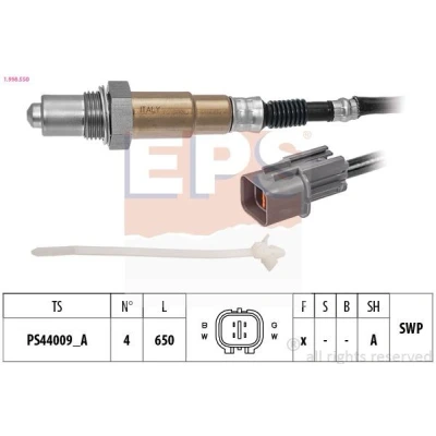Image de EPS 1.998.550 Sonde lambda avec monture chauffé, planaire, Filetage prégraissé
